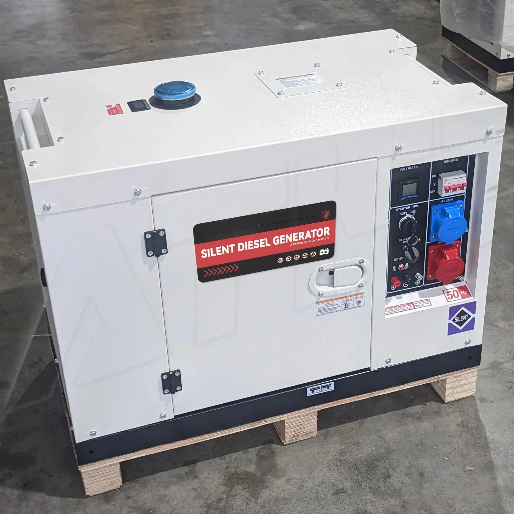 Low Noise Super Silent Diesel Genset 5KVA 8KVA 10KVA 12KVA 15KVA 20KVA 10kw 20kw Portable 1phase 3phase Diesel Generators