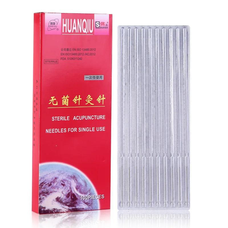 

0.30/35/40*100/125/150mm long needles body massage elongated needls disposable sterile acupuncture needles Awn needle huanqiu