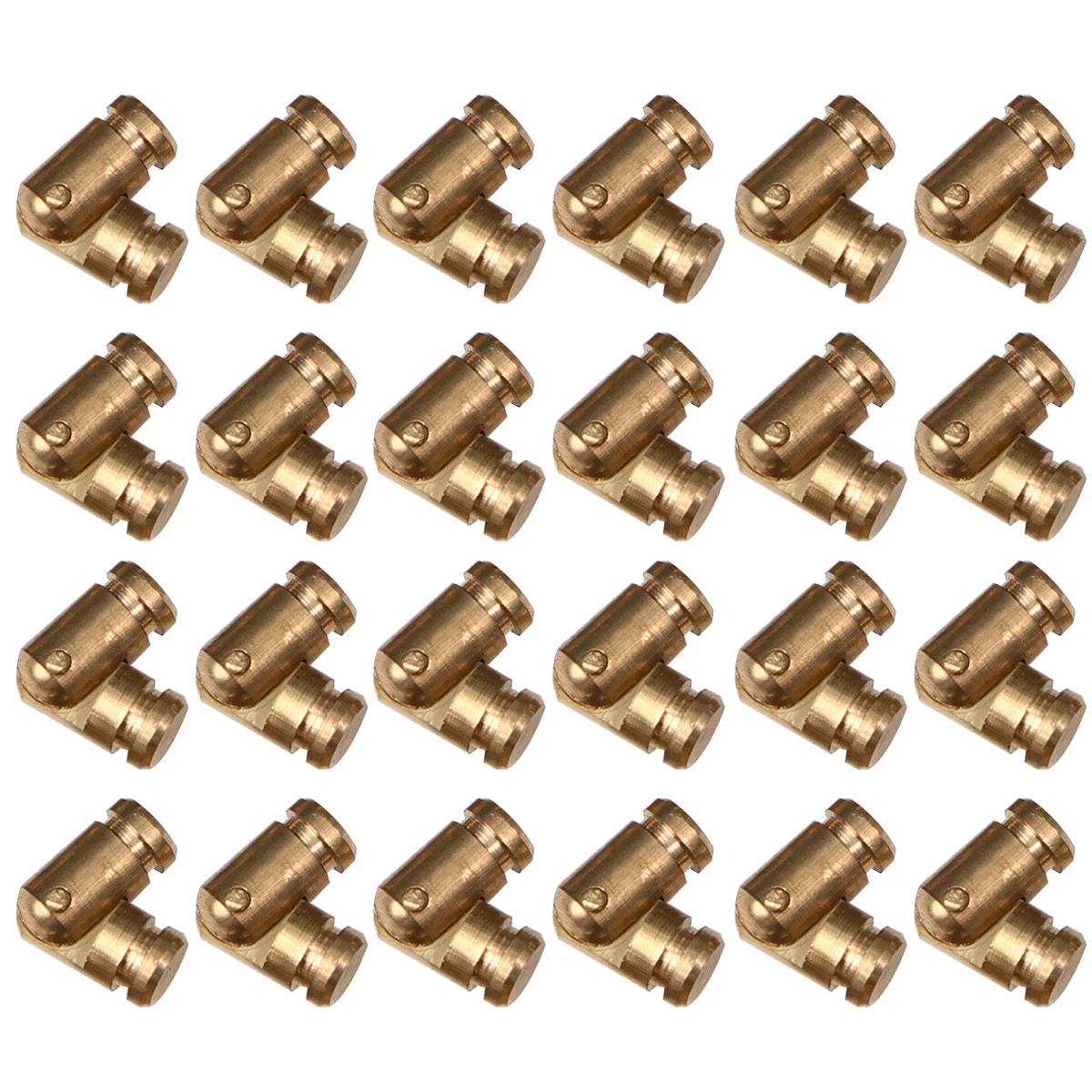 

50Pcs Copper Spring Hinges Automatic Self Closing Hinge Durable for Jewelry Case Box Hinges Metal Hardware Easy Install Screws