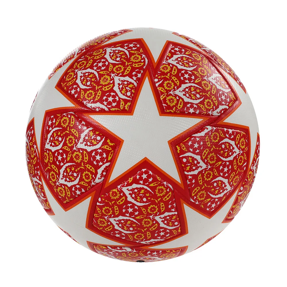 

PU Leather Soccer Ball - Official Size 5 Football Match Training League Ball for Sports Fitness And Exercise