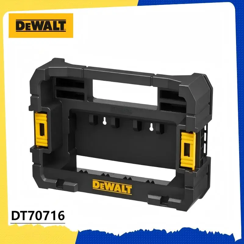 

DEWALT DT70716 TSTAK Caddy — штабелируемая, настенная, совместимая с прочными чехлами, портативное хранилище для инструментов для мастерской/Job