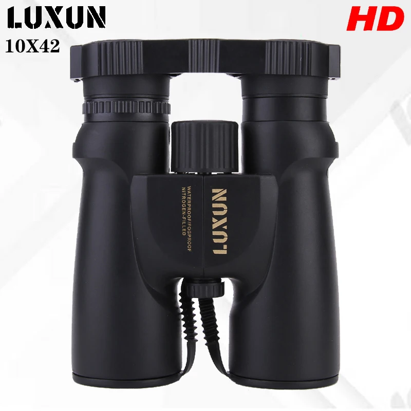 LUXUN 10X42 Binoculars Telescope Night Vision Spyglass Powerful Binoculars Telescope for Smartphone for Travel Hunting Camping