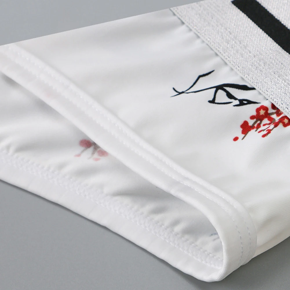 

Men Underwear Sexy Fashion Printed Briefs Ice Silk Elephant Nose Trunk Underpants Calzoncillos Hombre Quick-Dry