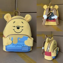 Disney Loungefly Bags Winnie The Pooh Cartoon Backpacks Double Shoulder Women Backpack Portable Kids Birthday Gift