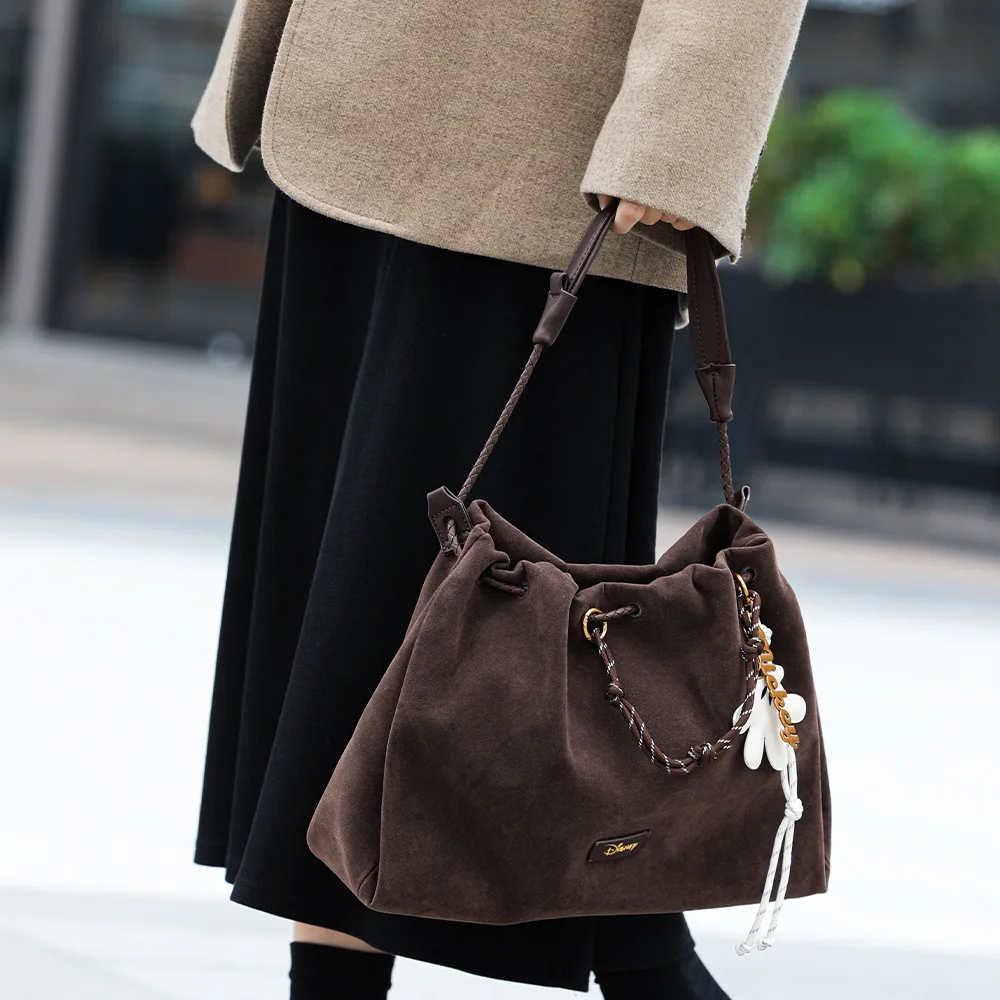 Disney Brand New Mickey Mouse Woman Quartz Wristwatch Square Sun Texture Dial Young Lady Girl Cute Elegant Dress Gift Wristband