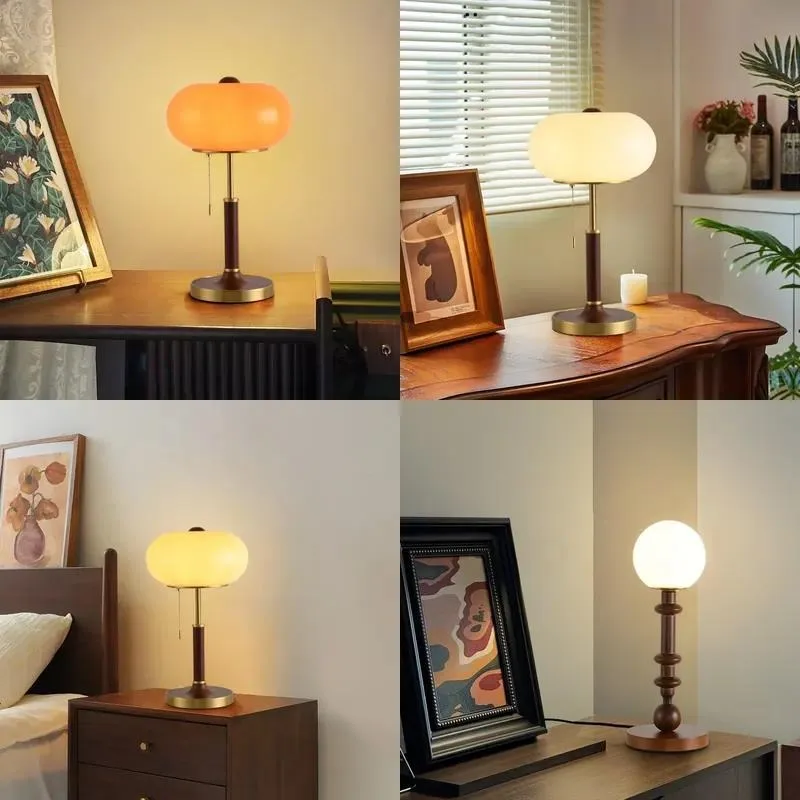Modern Vintage Creative Light Emitting Diode Table Lamp Night Lamp Home Decoration Luxury Living Room Bedroom Light