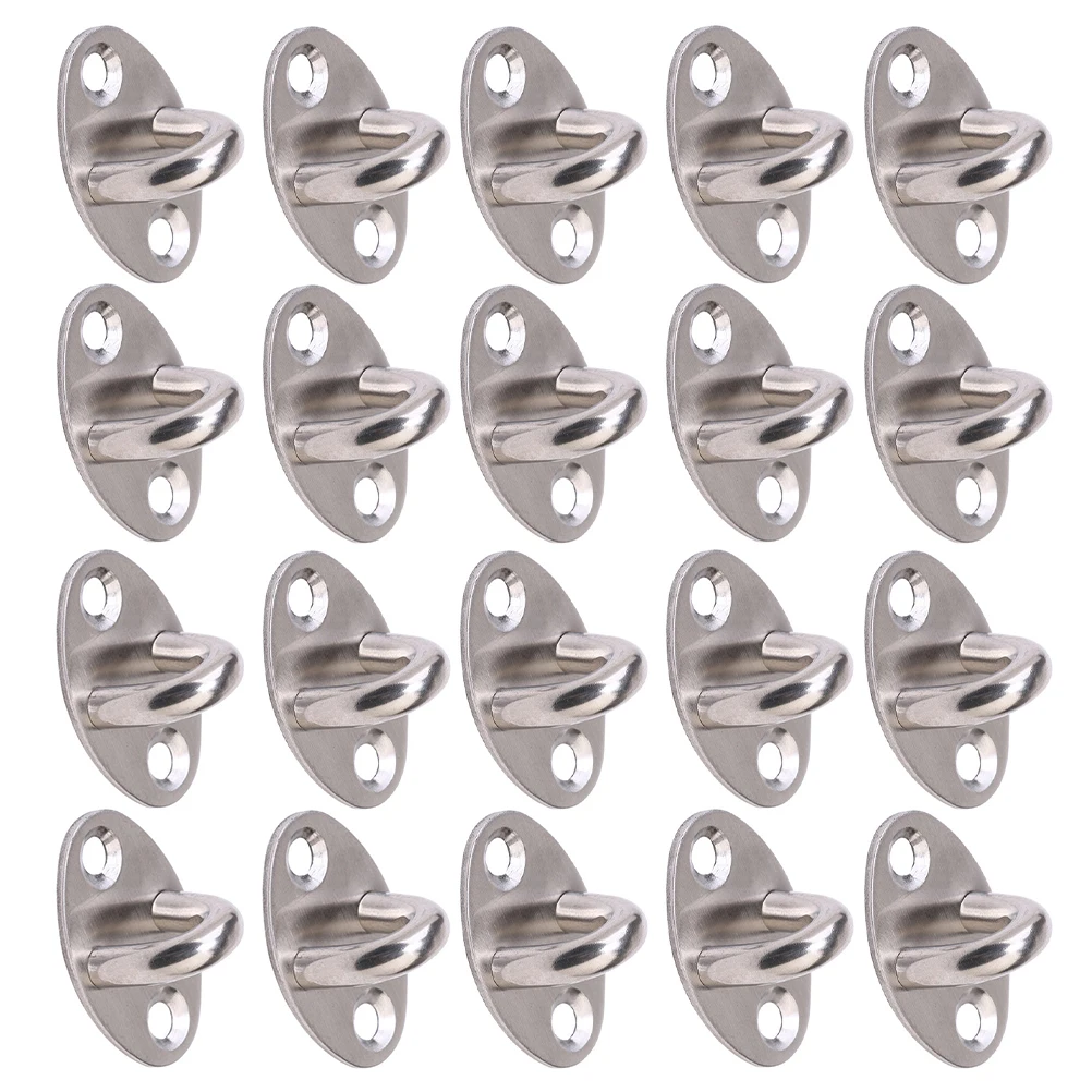 

20 Pcs Stainless Steel Hook Kitchen Wire Storage Hardware Hooks Hanging Hanger Small Office