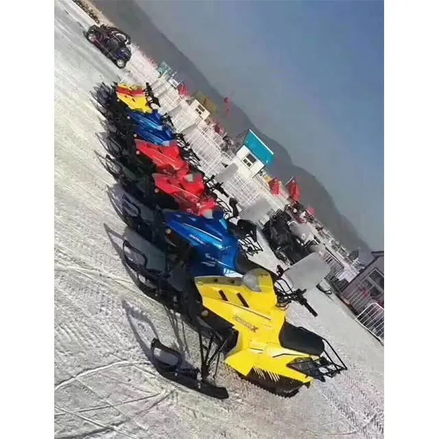 Wholesale New Design Winter 110cc Factory Price Upgraded Heavy  Waterproof Material Universal Snowmobile