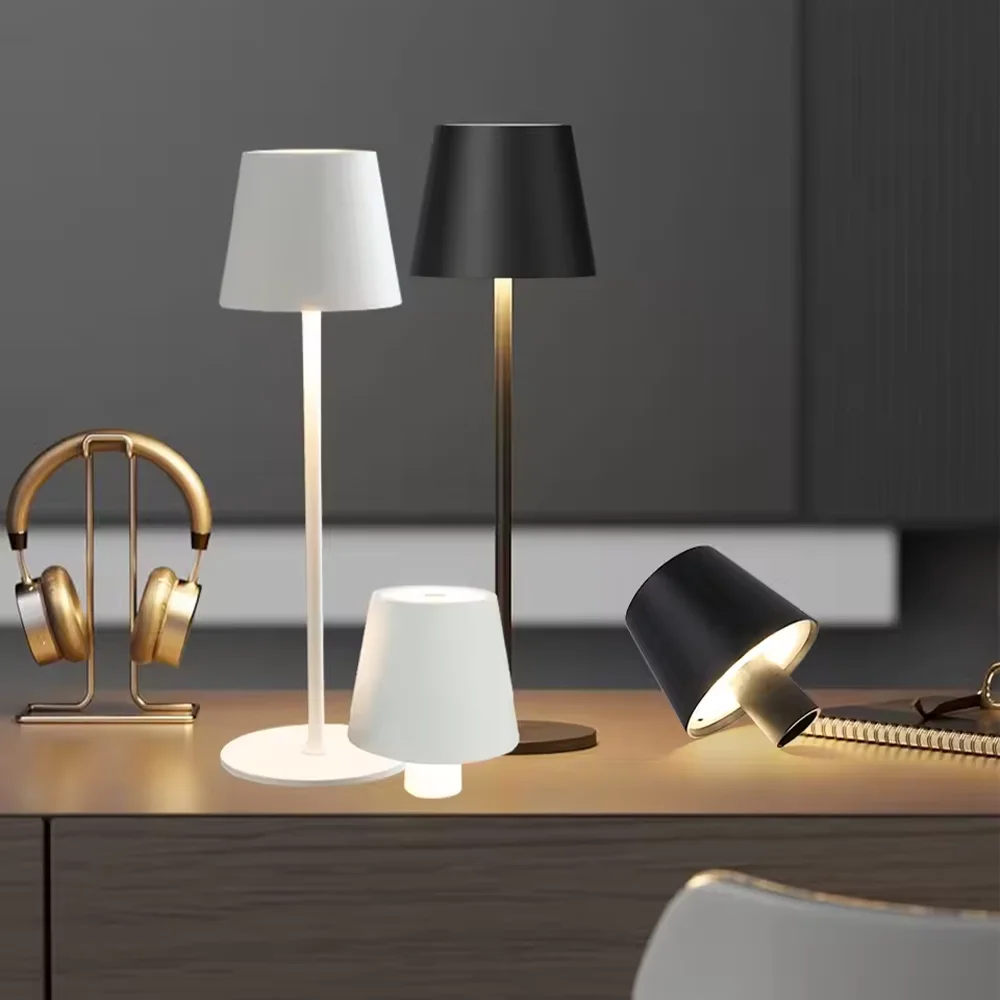 

Настольная лампа для бутылки вина, светодиодная перезаряжаемая с регулируемой яркостью, сенсорный светильник для настроения, беспроводное украшение комнаты для бара, клуба, дома, прикроватный кабинет, подарок