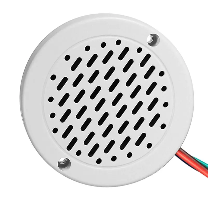 CLCU Recordable MP3 Siren Horn For Ebikes And Cars 4 Trigger Sound Player Audio Speaker For Buses And Airplane Models WHITE