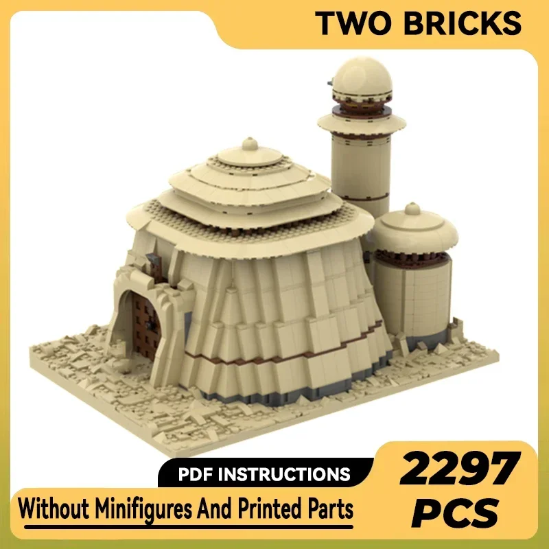 Popular estrela filme modelo moc tijolos de construção luxo deserto palácio tecnologia blocos modulares presente brinquedo natal diy conjuntos montagem