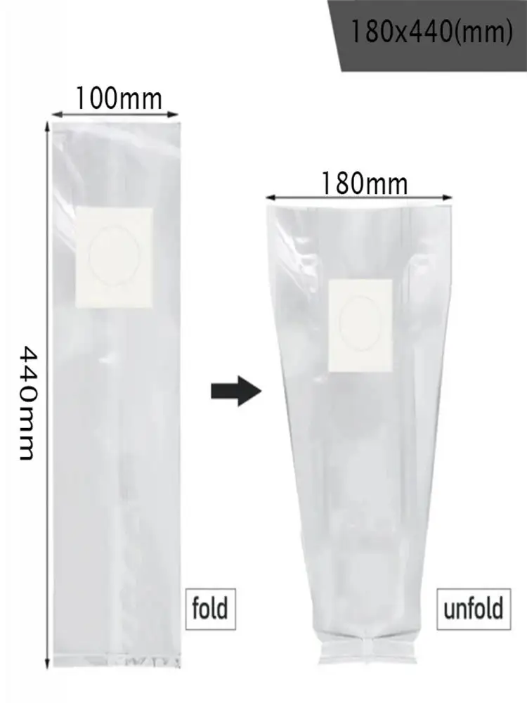 AliExpress 10pcs Mushroom Spawn Grow Bags High Temp Pre-Sealable Substrate Bags for Fungi & Grains, Shortens Mycelial Cycle