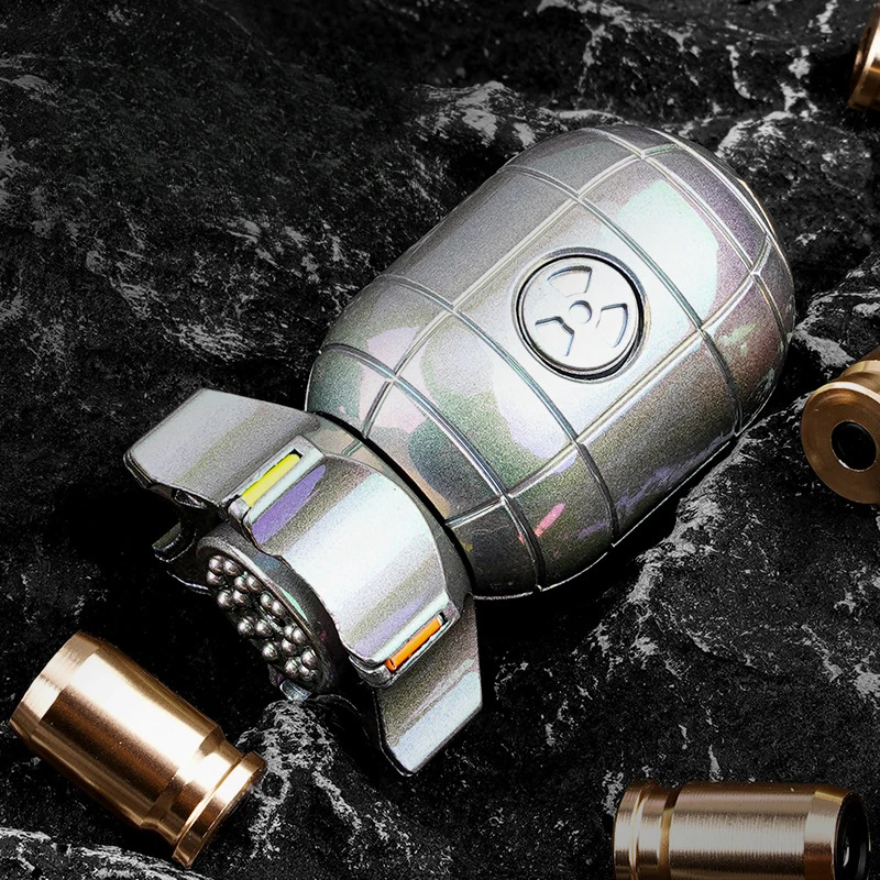 Mini pistolet rotatif à éjection de rouleau, Mini Fidget Spinner, en métal EDC, soulage le Stress, jouets anti-Stress, nouveautés Cool créatives