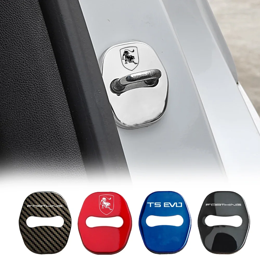 4PCS Car Door Lock Cover for Dongfeng Forthing T5 EVO 2021 2022 2023 2024 2025 Car Door Lock Buckle Protective Cover Accessories