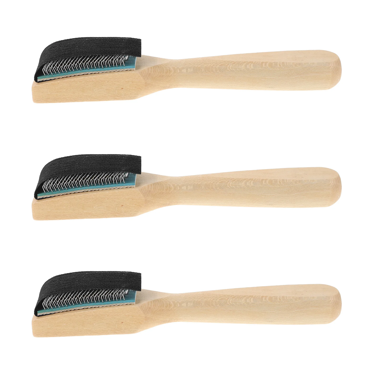 

3Pcs Wooden Handle Dance Shoe Brush Suede Sole Cleaner Wire Bristles Ballroom Latin Footwear Maintenance Suede Cleaning Brush