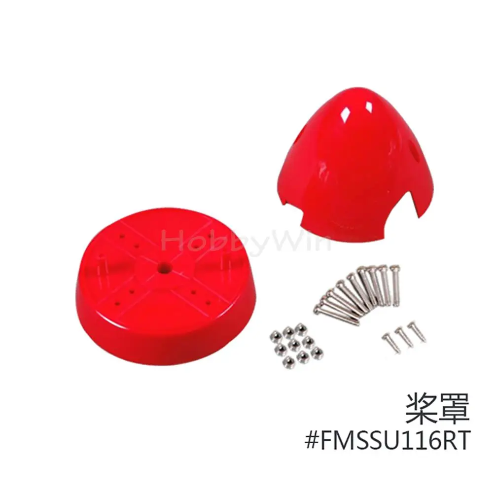 FMS part SU116RT Spinner for 1450mm P51D Red Tail Scale RC Model Airplane Warbird