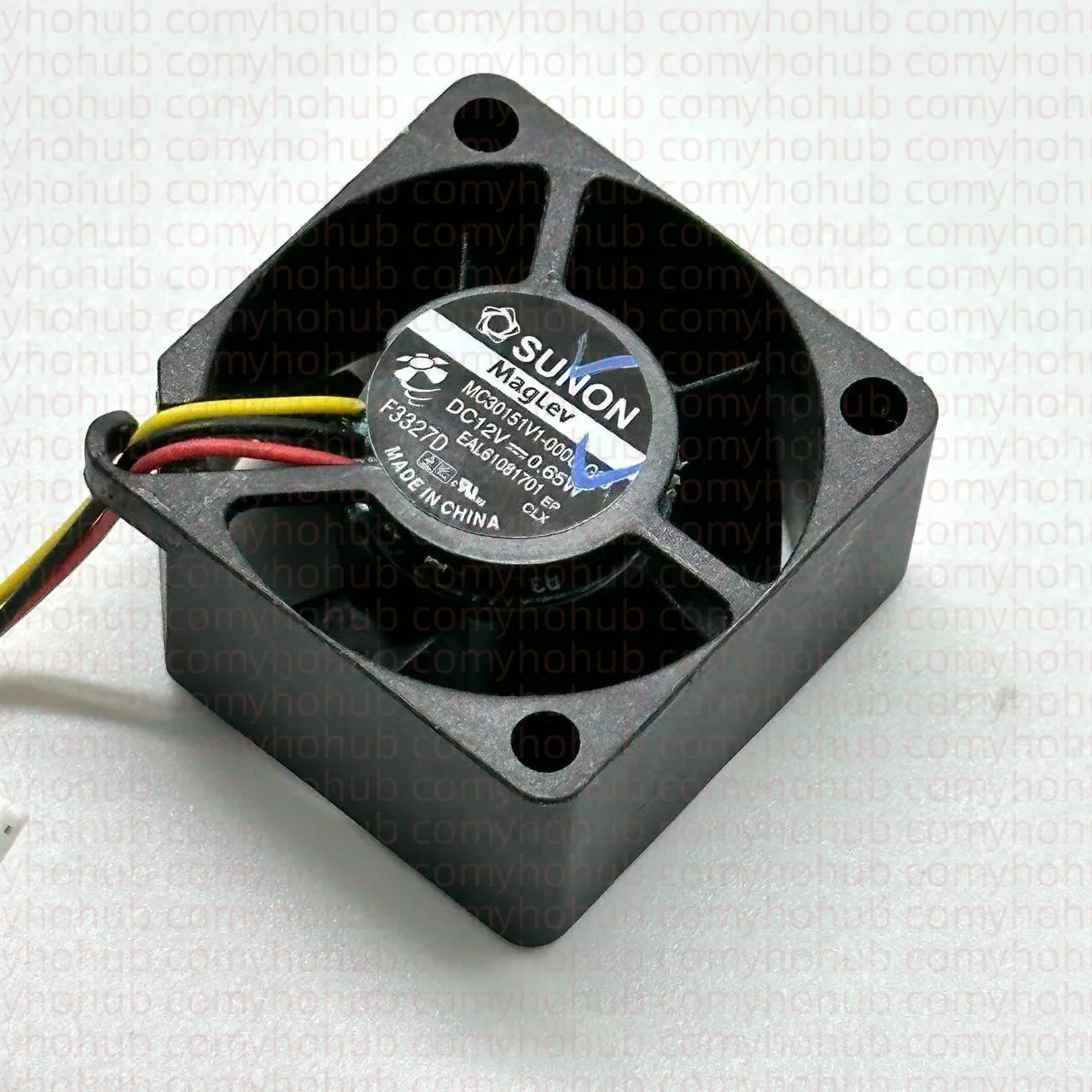 

SUNON MC30151V1-000U-G99 DC 12V 0.65W 30x30x15mm 3-Wire 40x40x20mm Server Cooling Fan