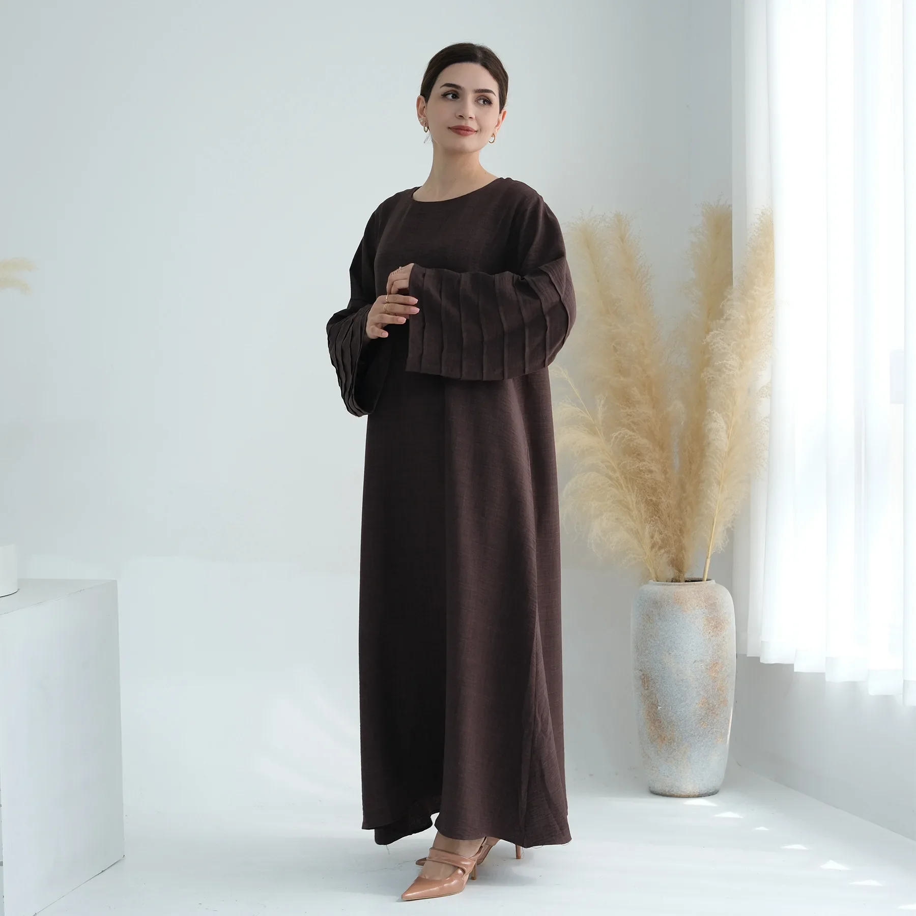 Vestido modesto musulmán UNI, ropa de oración de Ramadán para mujer, Abaya de Dubái, Turquía, Abayas islámicas, caftán, bata femenina musulmana