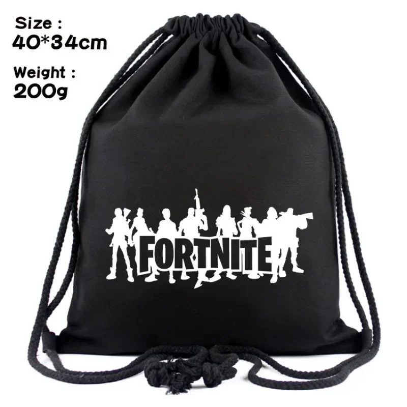 Fortnite Bundle Pocket Large Capacity Fashionable Basketball Storage Bag Sports Backpack Portable Canvas Backpack