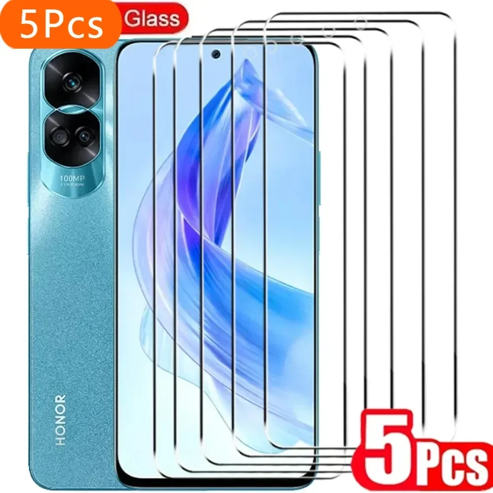 5 pçs vidro temperado para honra 90 lite x8b x7b 10 10i 20 20s 9c 9a 9x 8x 8a x8a x7a x7 x8 x9 protetor de tela óculos protetores