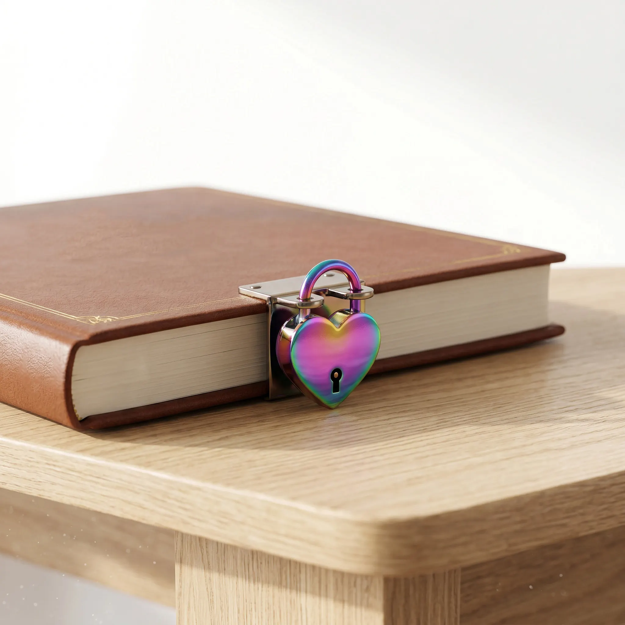 2Set Mini Heart Shaped Padlock with Key Vintage Metal Diary Book Lock Jewelry Box Cabinet Suitcase Storage Security Love Heart - view 6
