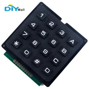 아두이노 ESP32 용 키보드 모듈 배열 스위치, 4x4 매트릭스 멤브레인 키패드, 16 키