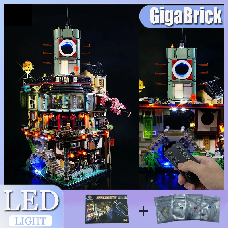 

Комплект светодиодных фонарей премиум-класса «сделай сам» для Lego 70620 (только светодиодный светильник, без модели блоков), осветление ваших творчества