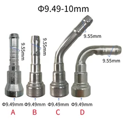 9.49mm SAE 3/8 Fuel pipe joint Fuel line quick connector for Buick metal fuel line connector 2pcs a lot