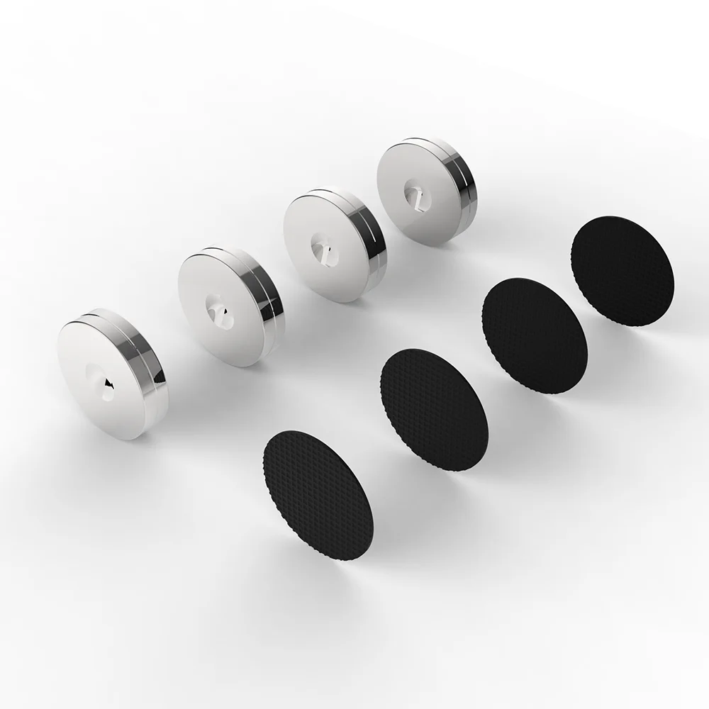 4 pezzi in acciaio inox antiurto Spike pad isolamento Stand feeptamlifier altoparlante Player Subwoofer ottieni puro effetto sonoro naturale