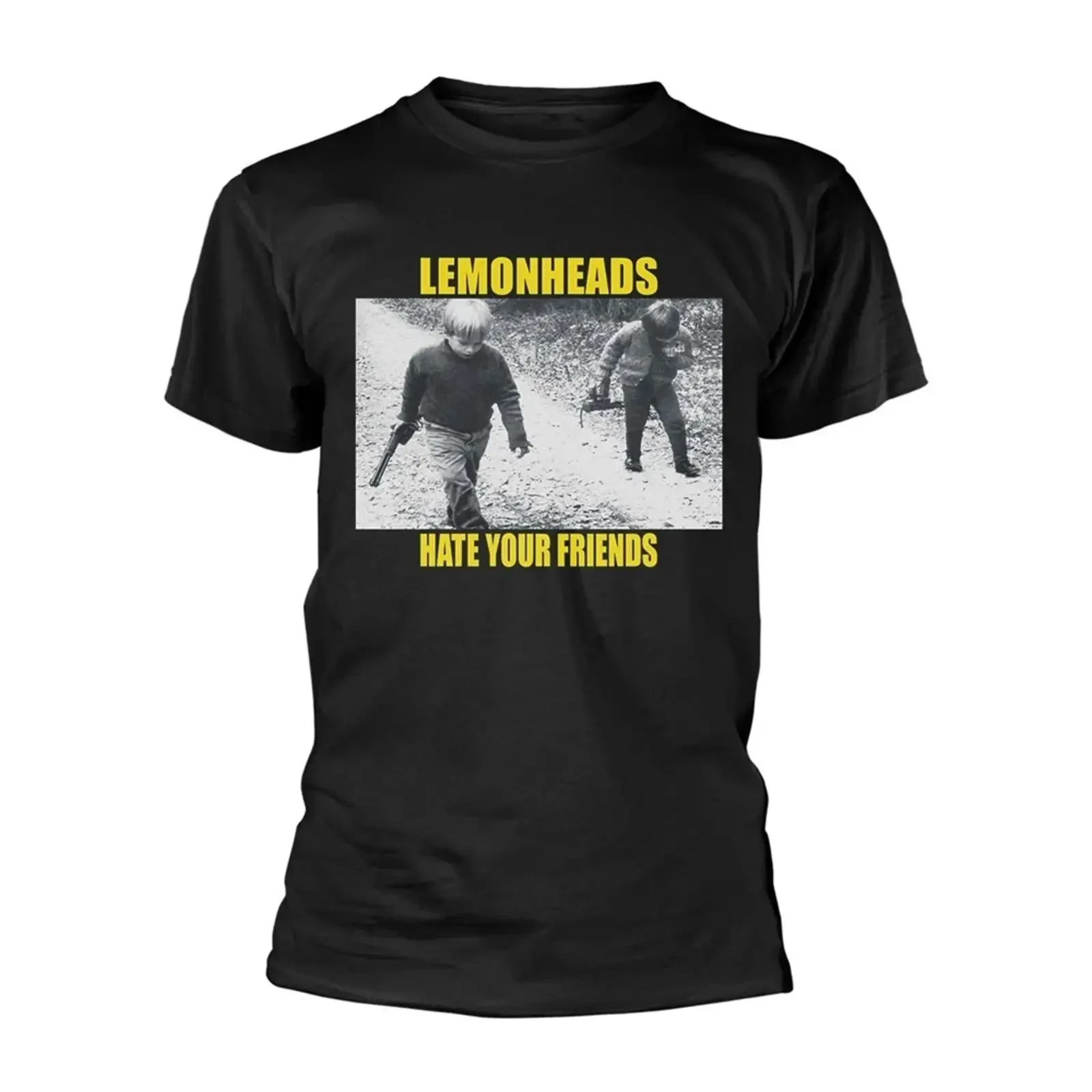 LEMONHEADS THE HATE YOUR FRIENDS BLACK T Shirt Small vintage Washed Stylish Comfortable streetwear homme graphic