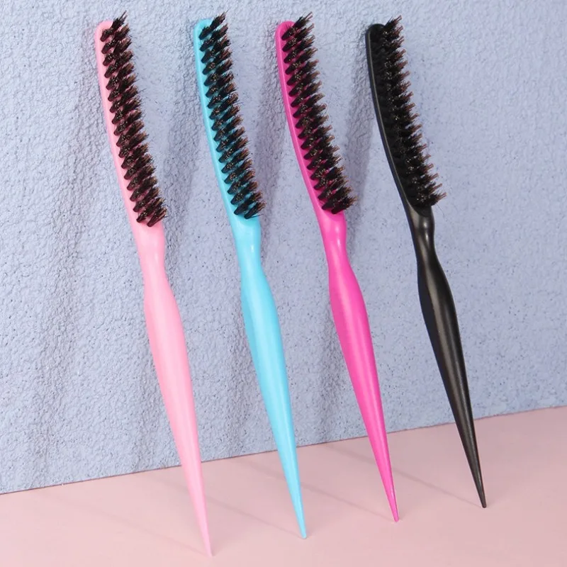 1 Stück Professionelle Haarbürste DIY-Kamm Toupierbürste für Rückwärtskämmen Schlankes Styling-Werkzeug Friseur-Profi-Tools