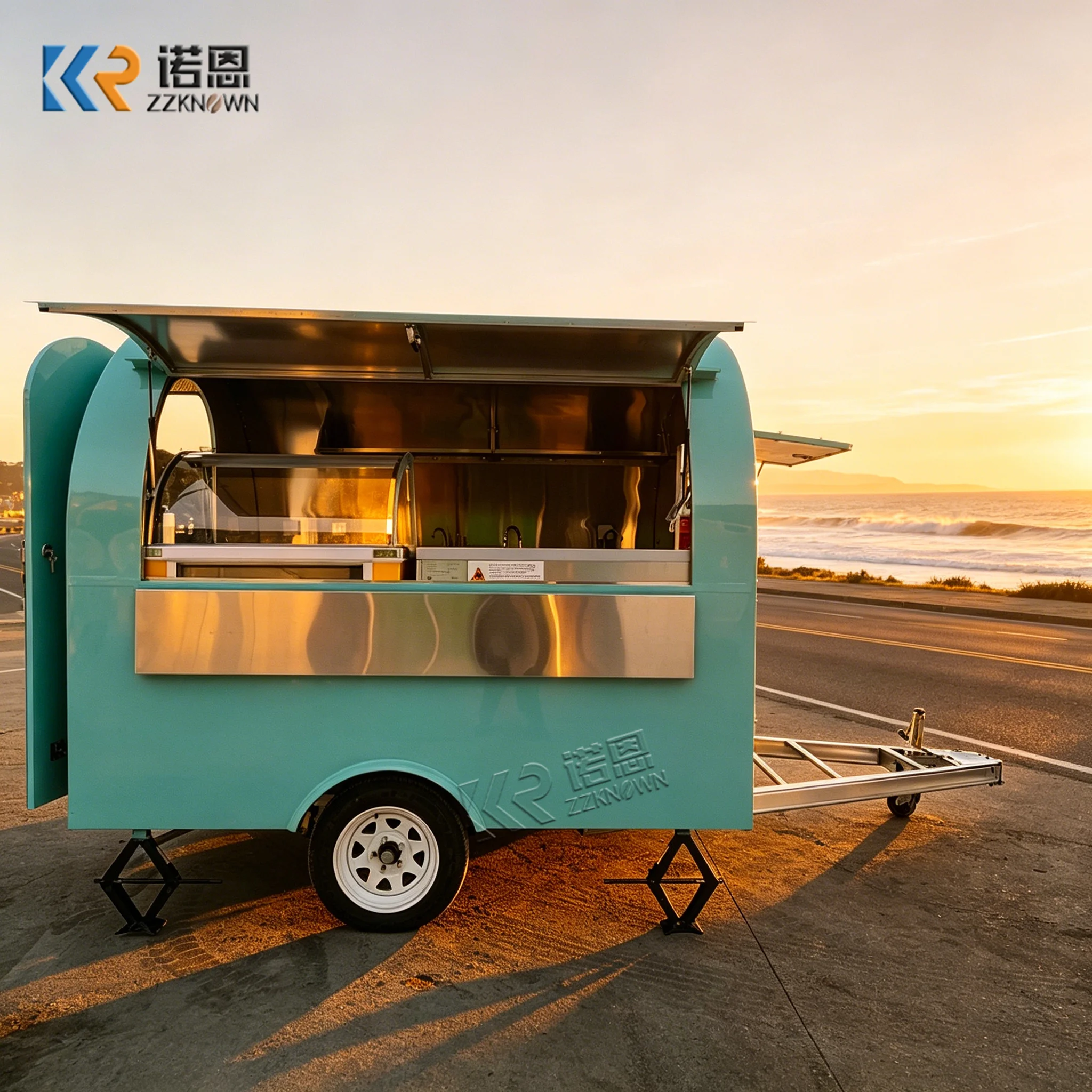 Modular Food Cart Trailer - Mix & Match Equipment to Your Needs Mobile Kitchen Food Trailer Fully Equipped