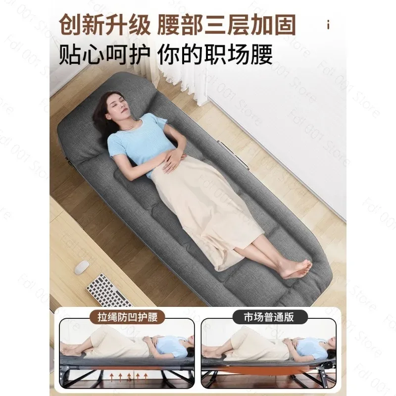 Office Folding Bed Single Recliner Portable Hospital Accompany Bed Nap Camping Cot