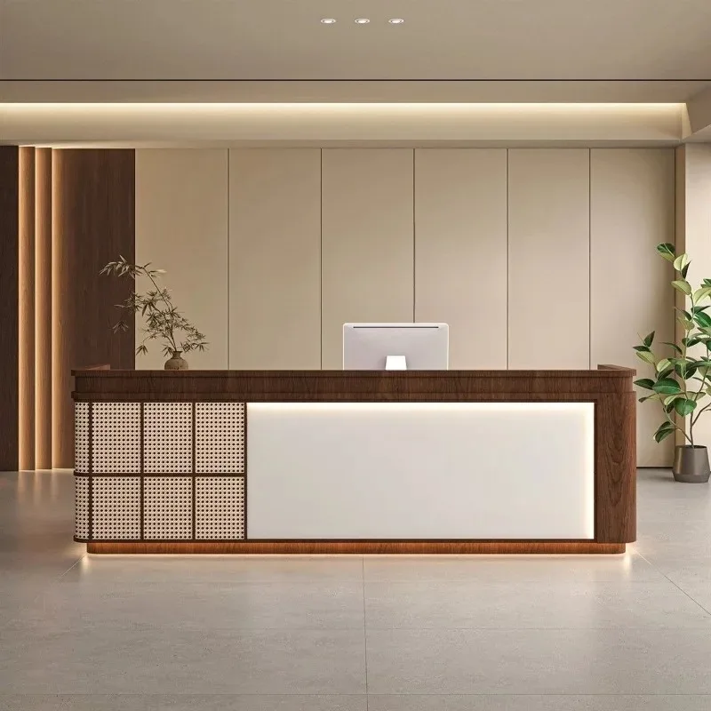 Rattan clothing store Bar checkout page Reception counter