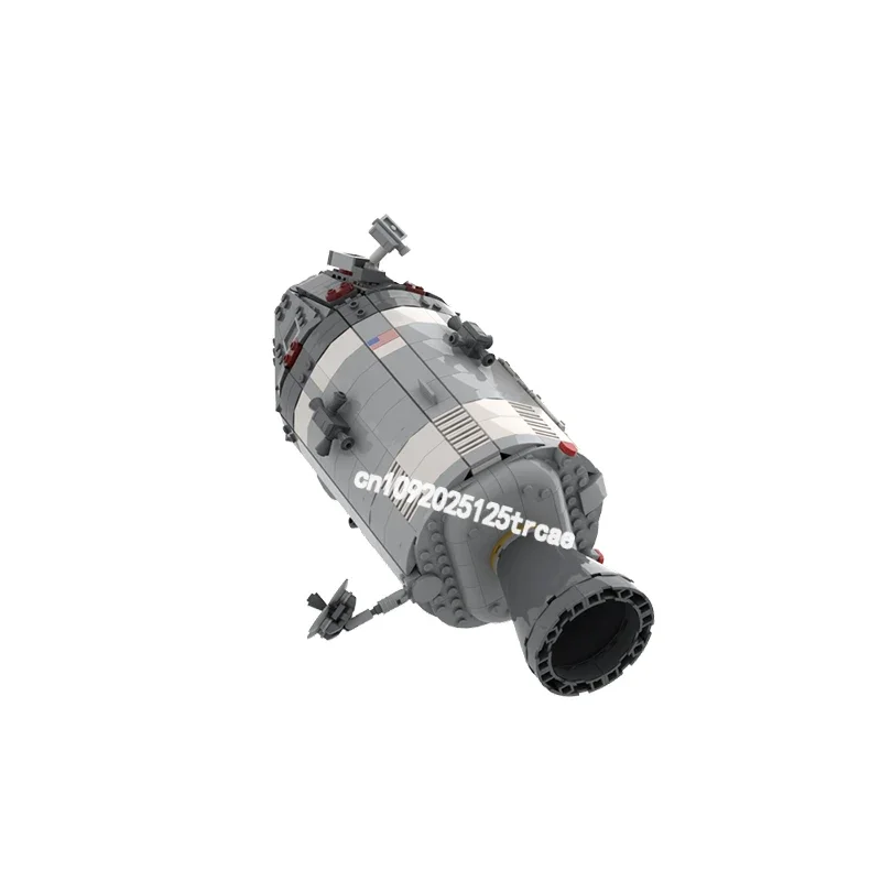 New 913Pcs Space Station Series View Apollo Csm J-Mission Model Building Custom Puzzles Diy Creative Ideas Toys Birthday Gifts