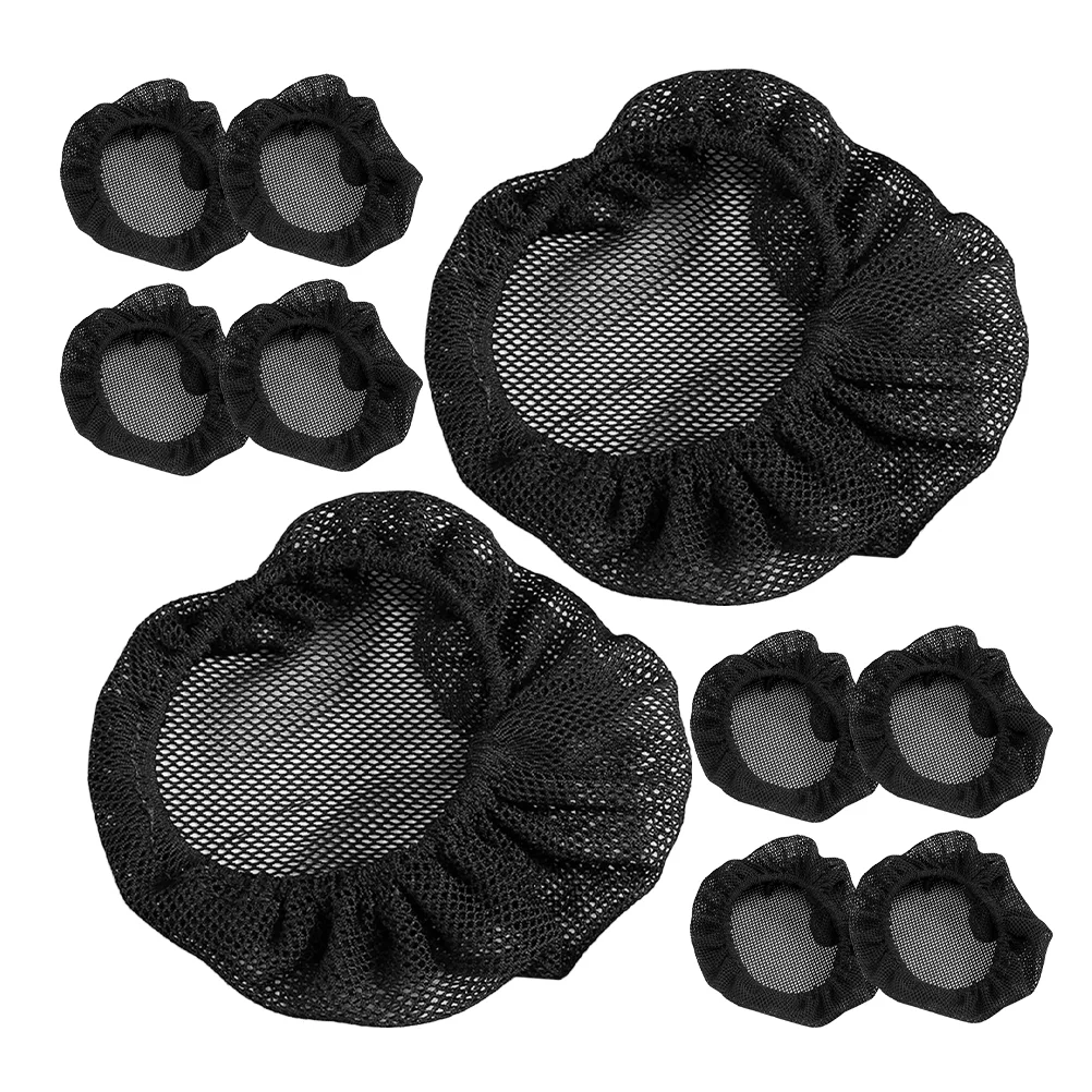 

10 Pcs Dance Headgear Hair Covers For Women Bun Holders Women's Hairnets Buns Lace Fabric Miss