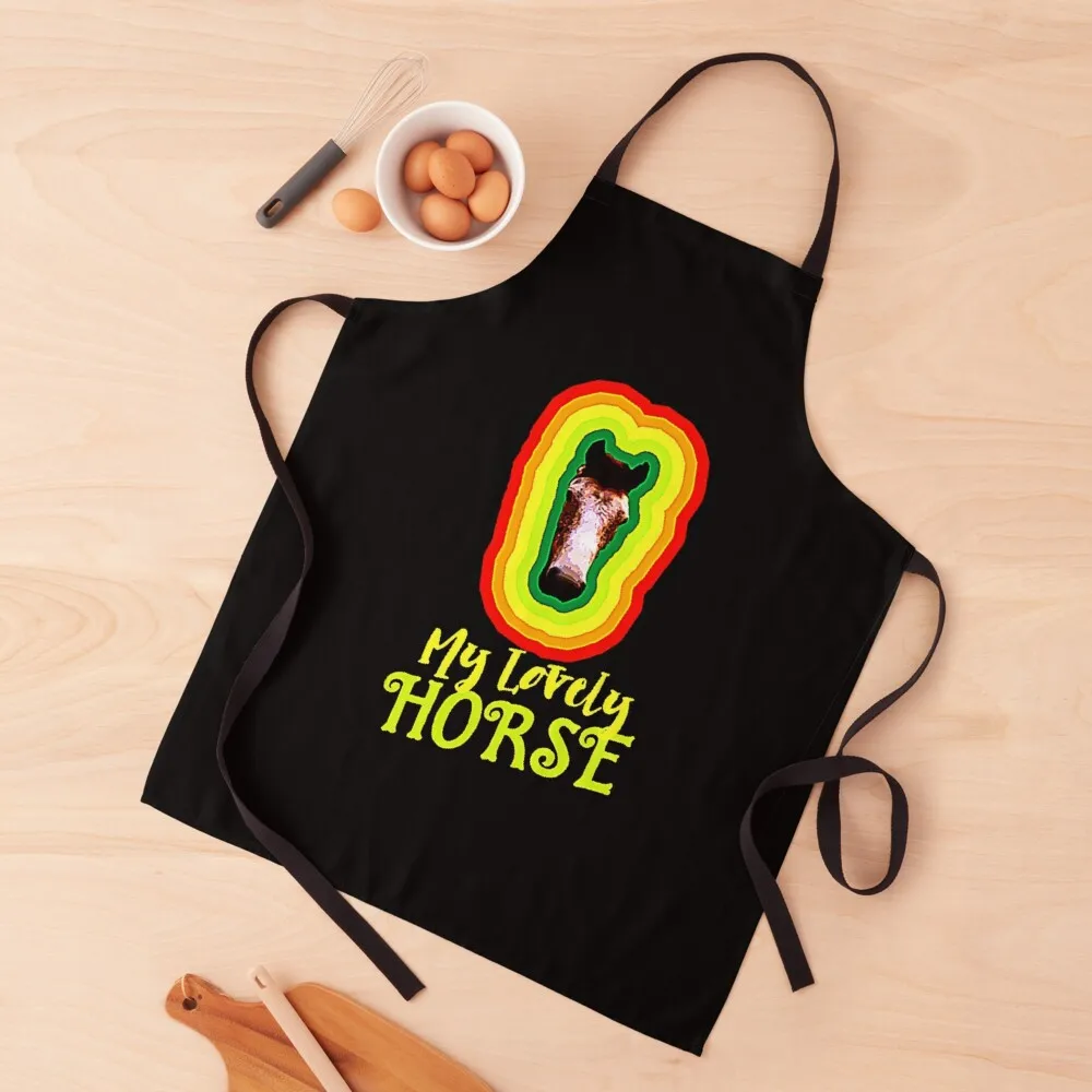 

My Lovely Horse Apron manicurist japanese woman cookings for women Apron