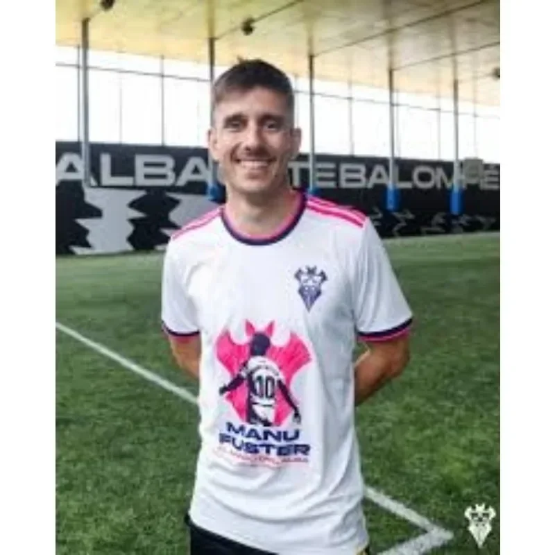 قمصان كرة القدم الإسبانية الصيفية الجديدة للرجال والنساء، ملابس الأطفال، قمصان Albacete قابلة للتنفس وسريعة الجفاف #1