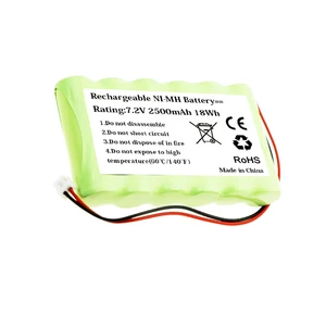 Pin Ni-MH cho máy tính thể dục, hàng chục thể dục, huấn luyện viên thể dục MI, MI Sport 500, Sport 2, 3, mạch máu, 7.2V, 2500mAh, mới 10 Pin bán hàng chính Compex Energy - №8