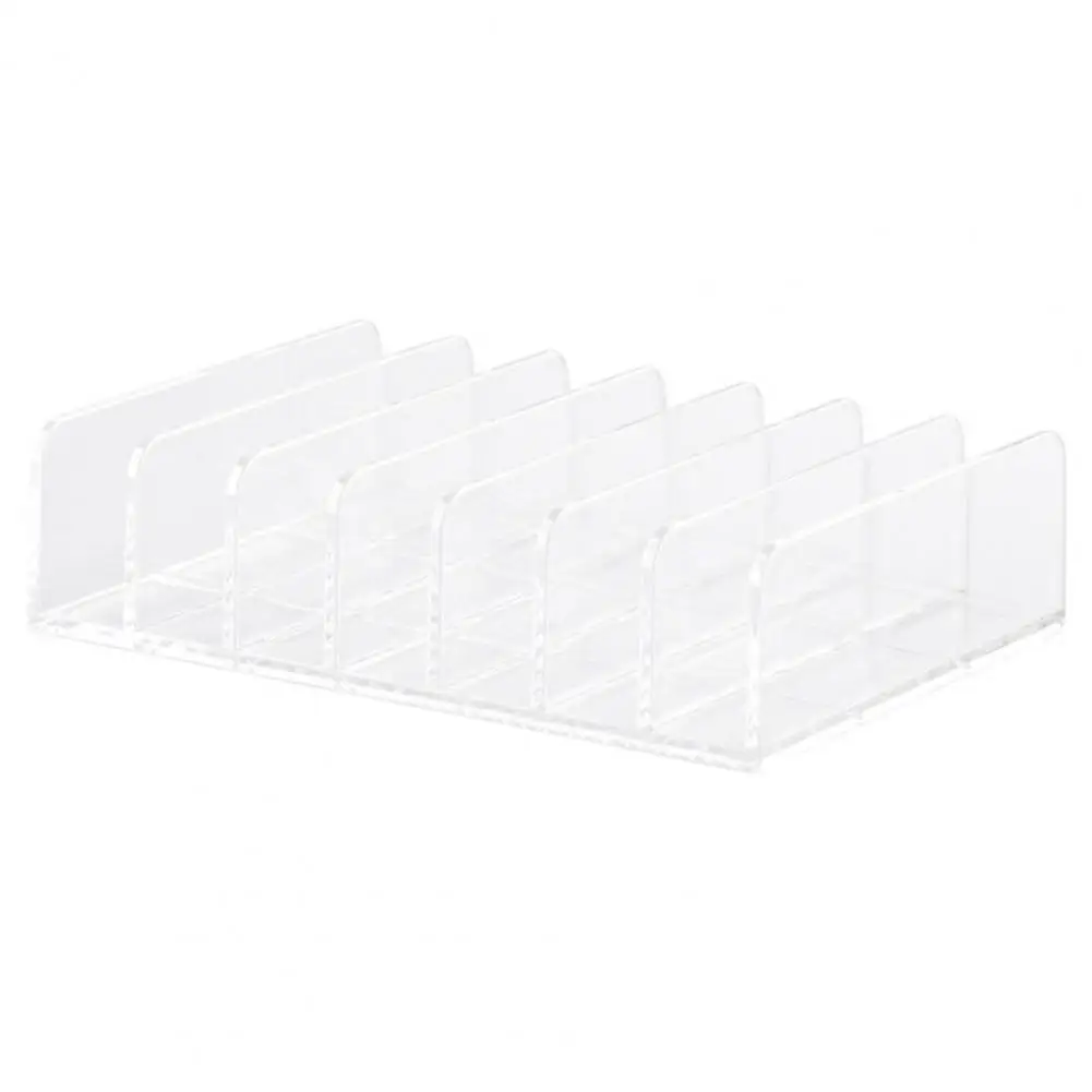 Money Storage Rack Storage Rack with Divided Spaces Heavy Duty Desktop Organizer with 7 Compartments for Cash for Money