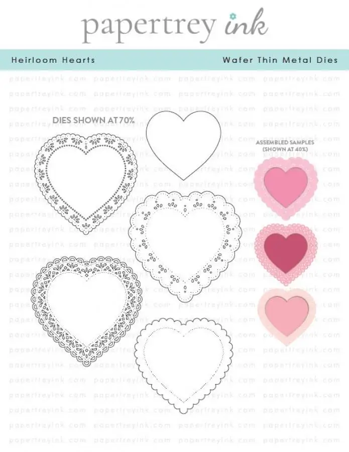 

Valentine's Day 2026 Love Heirloom Hearts Metal Cutting Dies Clear Stamps Stencil Hot Foil For DIY Scrapbook Paper Template New