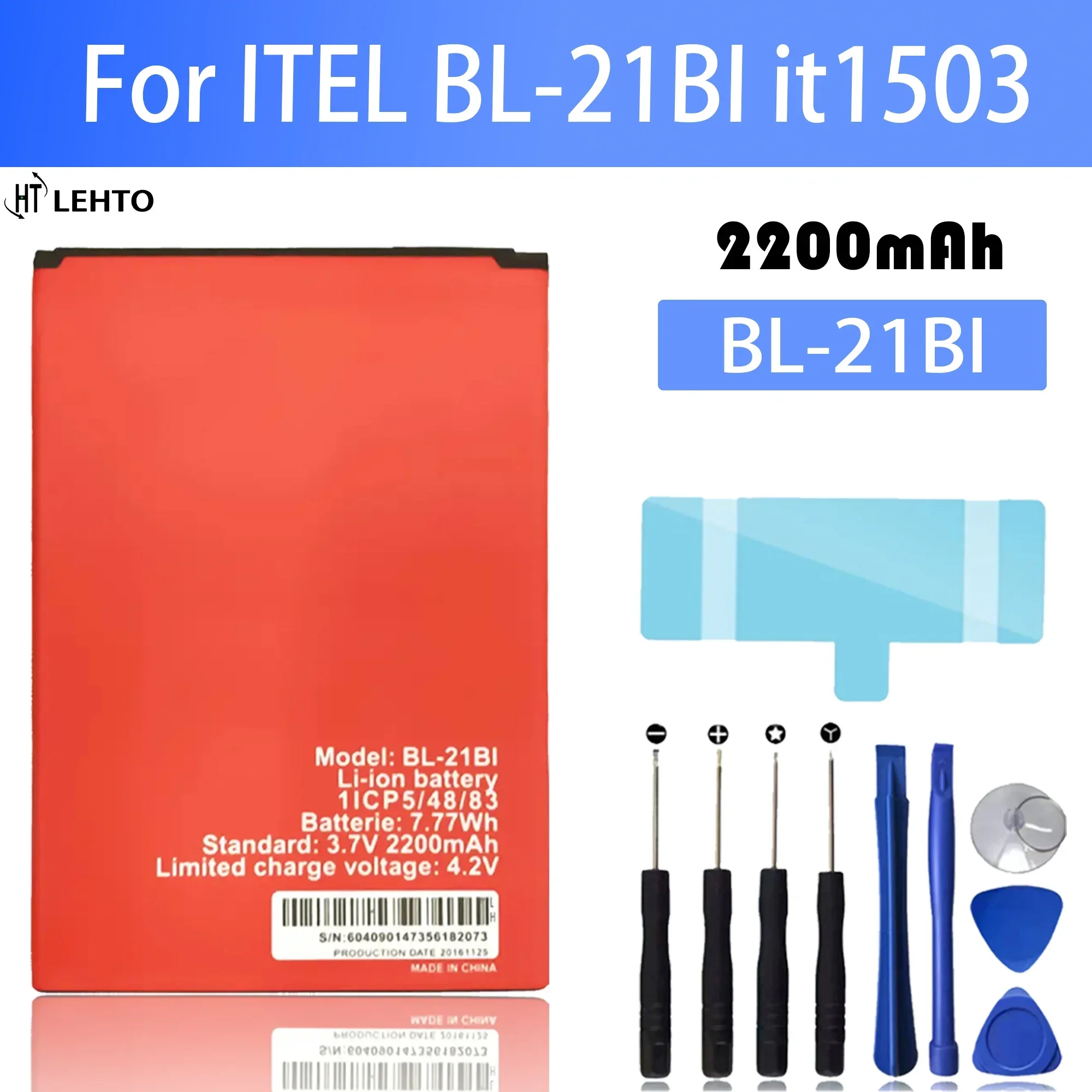 100% New Original BL-21BI Replacement Battery For ITEL BL-21BI it1503 mobile phone Rechargeable Batteria