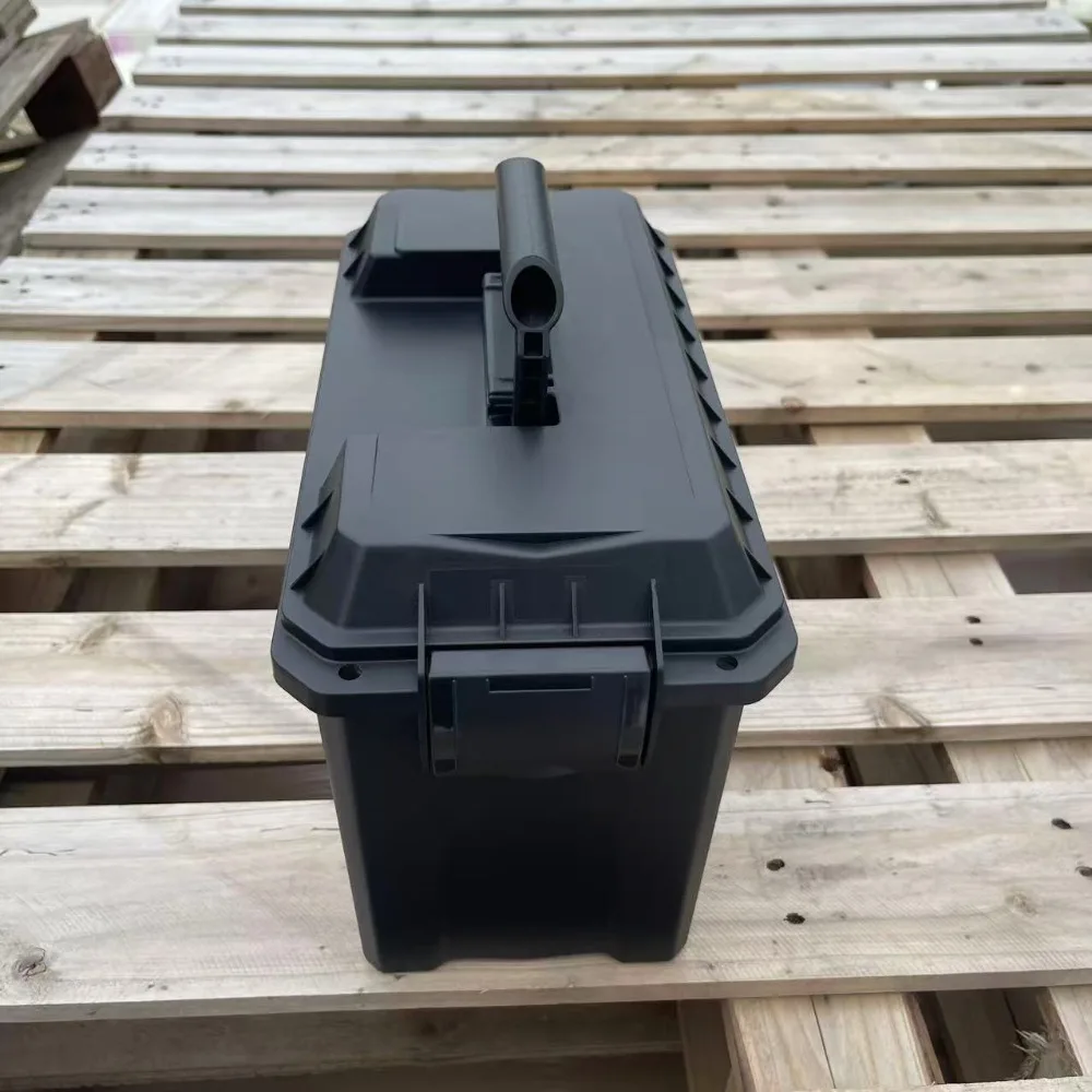 Tactical Plastic Ammunition Box Military Style Storage Outdoor Travel Lightweight Handheld Loose Ammunition Headphone Storage