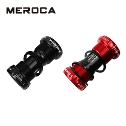 MEROCA BSA 하단 브래킷, MTB 로드 바이크 BCI.37-24T 세라믹 센터 액슬, 세라믹 베어링 BB, 68mm -73 스레드 잠금, 24mm