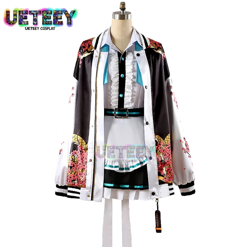 

UETEEY COS Blue Archive Mikamo Neru Cosplay Costume Custom Baseball Jacket Halloween Anime Costume Custom Size