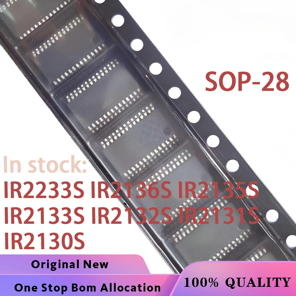 (5PCS) 100% New IR2233S IR2136S IR2135S IR2133S IR2132S IR2131S IR2130S SOP-28 IC bga Chipset