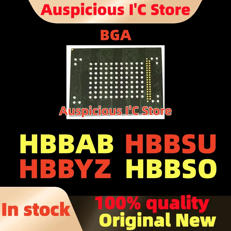 

（1pcs）Brand new HBBSU HBBYZ HBBAB HBBS0 HBBSO MTFC32GJWDQ-4L AIT MTFC16GLWDQ-4M AIT Z MTFC8GLWDQ-3L AAT Z MTFC4GMWDQ-3M AIT BG