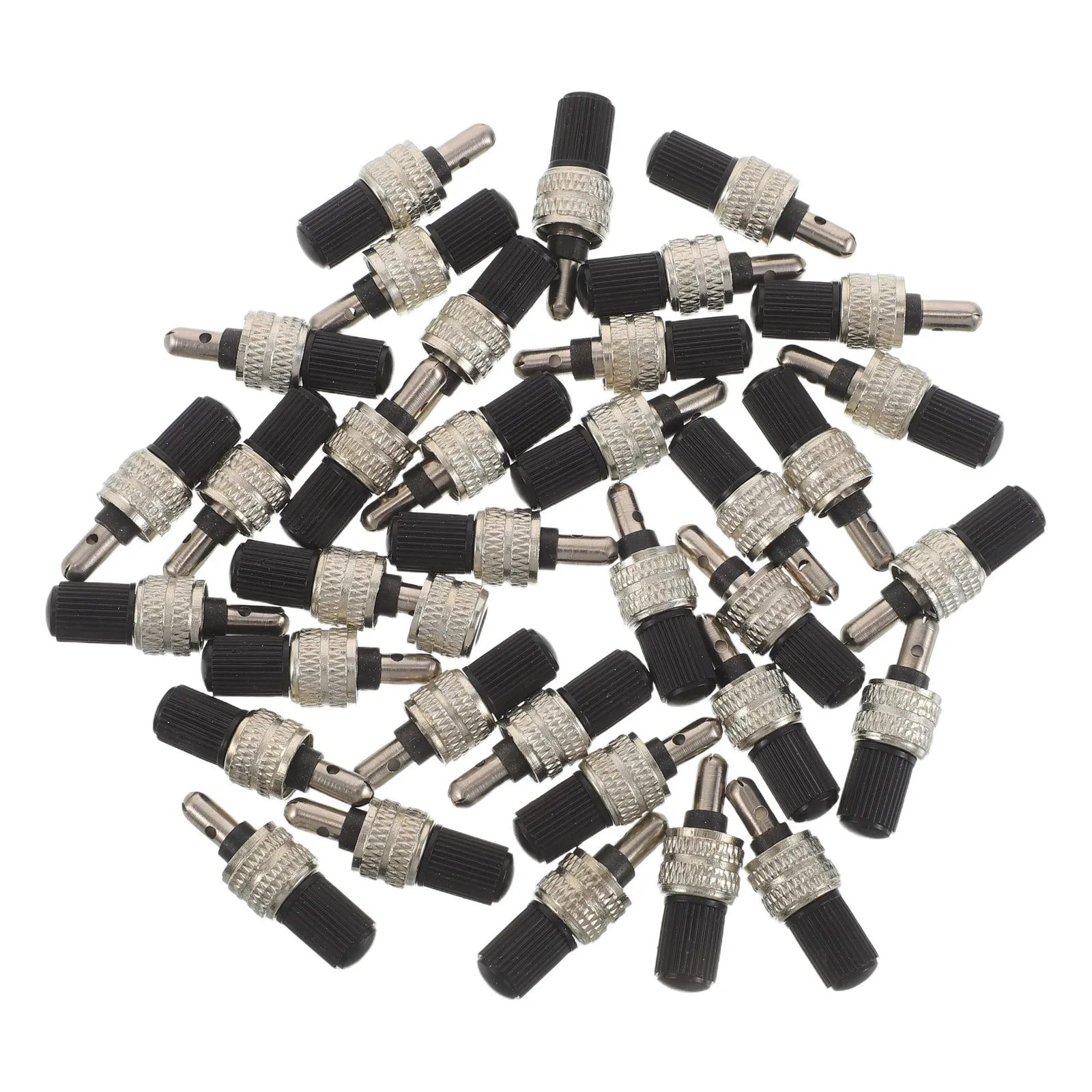 

50Pcs German Valve Core Replacement - Robust Bike Inner Tube Valve Core Units for Efficient Cycling Maintenance and Repairs
