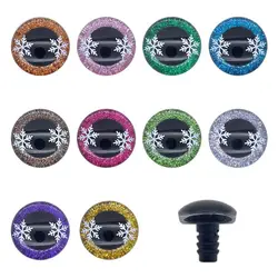 20pcs 12mm 16mm 18mm Safety Eyes For Crocheted Amigurumi 3d Glitter Eyes Amigurumi Doll Making Supply Accessories