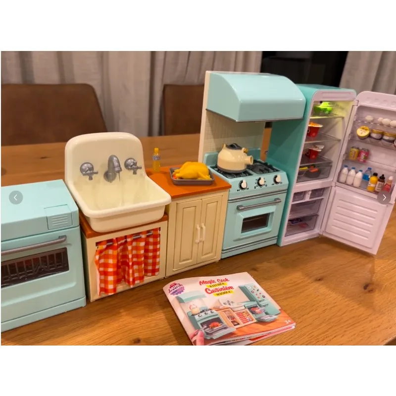 ZURU Mini Brands Genuine In Stock Magic Cook Kitchen Pretend Play Toy Set Scene Decor Collectible Gift for 3+ Kids New Sealed